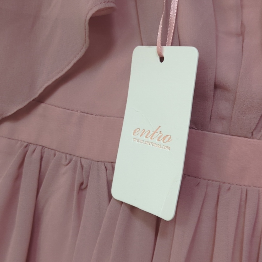 🌟NWT Entro Elegant Pink Maxi Dress - Picture 6 of 12